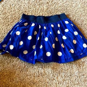 Hollister | Blue Polka Dot Skirt
